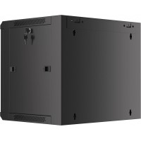 Szafa Instalacyjna Rack Wisząca 19" 9u 570x450 Szybki Montaż Czarna Lanberg Flat Pack