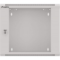 Szafa Instalacyjna Rack Wisząca 19" 9u 570x450 Szybki Montaż Szara Lanberg Flat Pack