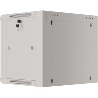 Szafa Instalacyjna Rack Wisząca 19" 9u 570x450 Szybki Montaż Szara Lanberg Flat Pack