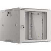 Szafa Instalacyjna Rack Wisząca 19" 9u 570x600 Szybki Montaż Szara Lanberg Flat Pack