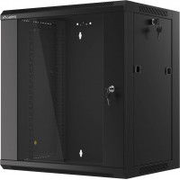 Szafa Instalacyjna Rack Wisząca 19" 12u 570x450 Szybki Montaż Czarna Lanberg Flat Pack