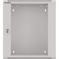 Szafa Instalacyjna Rack Wisząca 19" 12u 570x450 Szybki Montaż Szara Lanberg Flat Pack