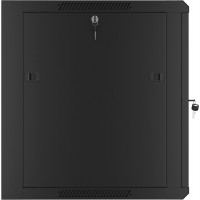 Szafa Instalacyjna Rack Wisząca 19" 12u 570x600 Szybki Montaż Czarna Lanberg Flat Pack