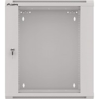 Szafa Instalacyjna Rack Wisząca 19" 12u 570x600 Szybki Montaż Szara Lanberg Flat Pack