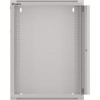 Szafa Instalacyjna Rack Wisząca 19" 15u 570x450 Szybki Montaż Szara Lanberg Flat Pack