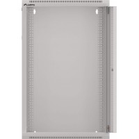 Szafa Instalacyjna Rack Wisząca 19" 18u 570x450 Szybki Montaż Szara Lanberg Flat Pack