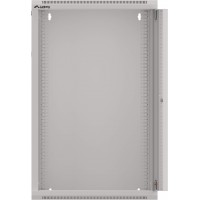 Szafa Instalacyjna Rack Wisząca 19" 18u 570x600 Szybki Montaż Szara Lanberg Flat Pack