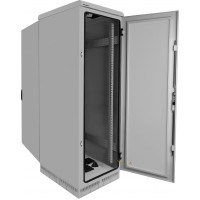 Szafa Instalacyjna Rack Stojąca 19" 27u 600x800 IP55 Szara Lanberg Złożona