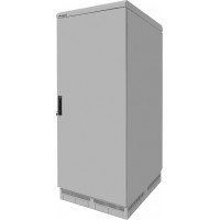 Szafa Instalacyjna Rack Stojąca 19" 27u 600x1000 IP55 Szara Lanberg Złożona