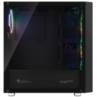 Obudowa Genesis Irid 400 RGB Midi Tower Z Oknem Bez Zasilacza Wentylatory Led RGB