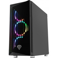 Obudowa Genesis Irid 400 RGB Midi Tower Z Oknem Bez Zasilacza Wentylatory Led RGB