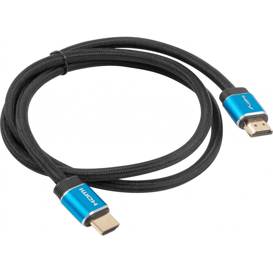 Kabel HDMI M/M V2.0 1m Pełna Miedź Czarny Box Premium Certyfikat Lanberg