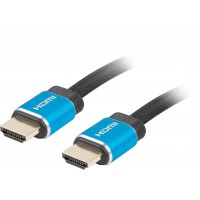 Kabel HDMI M/M V2.0 1m Pełna Miedź Czarny Box Premium Certyfikat Lanberg