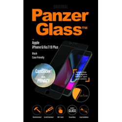 Szkło Hartowane Panzerglass Do Iphone 6+/6s+/7+/8+ Prywatny Camslider Czarny