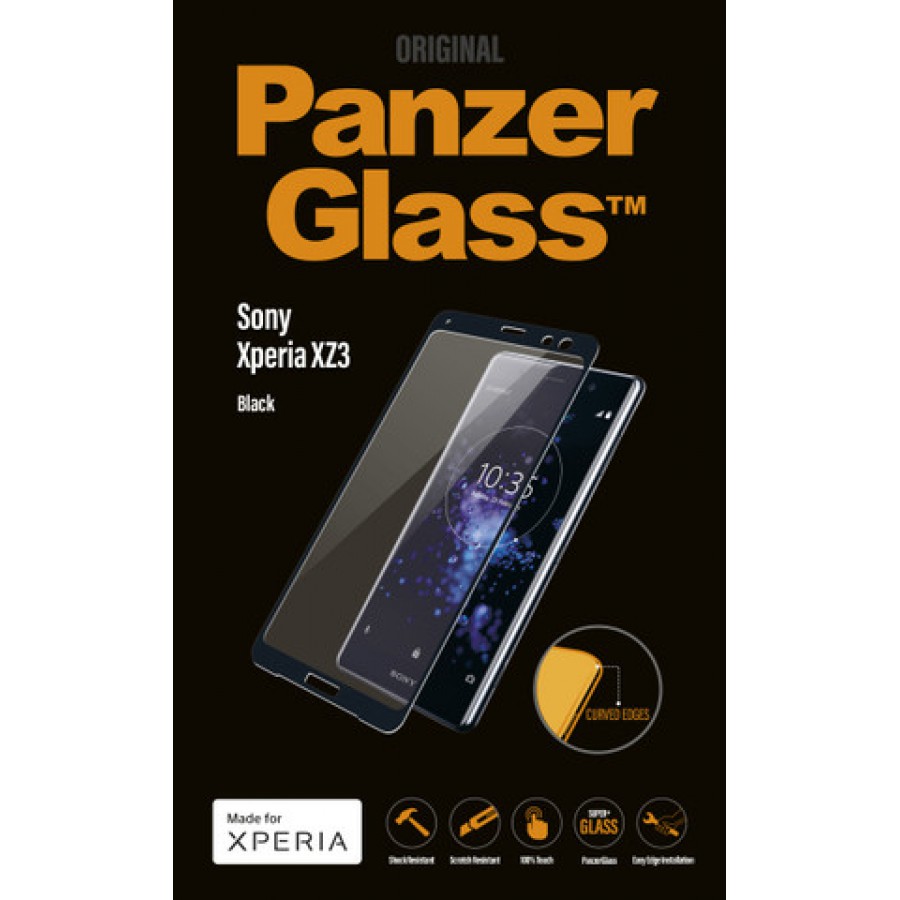 Szkło Hartowane Panzerglass Do Sony Xperia Xz3 Czarny