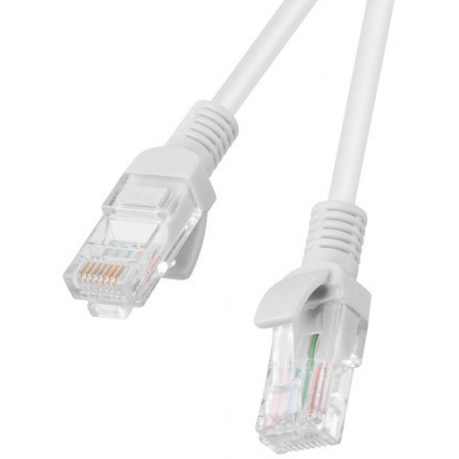 Patchcord Kat.5e 0.25m Szary Lanberg 10-Pack