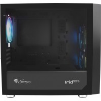 Obudowa Genesis Irid 353 ARGB Micro Tower Z Oknem, USB 3.0, Bez Zasilacza