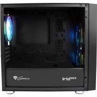 Obudowa Genesis Irid 353 ARGB Micro Tower Z Oknem, USB 3.0, Bez Zasilacza