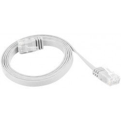 Patchcord Kat.5e Płaski 1.5m Szary Lanberg