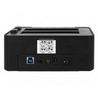 Stacja Dokująca HDD Delock Sata Dual 2.5”+3.5” HDD USB-B 3.0 Czarny Delock