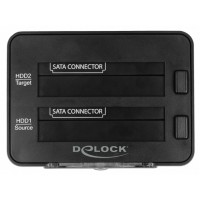 Stacja Dokująca HDD Delock Sata Dual 2.5”+3.5” HDD USB-B 3.0 Czarny Delock