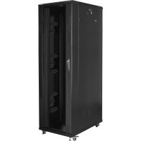 Szafa Instalacyjna Rack Stojąca 19" 42u 800x1200 Czarna Lanberg Flat Pack