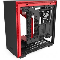 Obudowa Nzxt H710 Midi Tower Z Oknem Bez Zasilacza Czarno-Czerwona