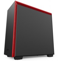 Obudowa Nzxt H710 Midi Tower Z Oknem Bez Zasilacza Czarno-Czerwona