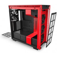 Obudowa Nzxt H710 Midi Tower Z Oknem Bez Zasilacza Czarno-Czerwona