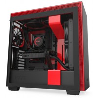 Obudowa Nzxt H710 Midi Tower Z Oknem Bez Zasilacza Czarno-Czerwona