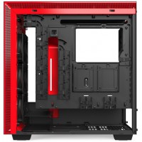 Obudowa Nzxt H710 Midi Tower Z Oknem Bez Zasilacza Czarno-Czerwona