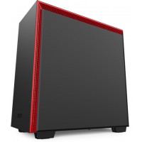 Obudowa Nzxt H710i Midi Tower Z Oknem Bez Zasilacza Czarno-Czerwona