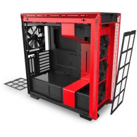 Obudowa Nzxt H710i Midi Tower Z Oknem Bez Zasilacza Czarno-Czerwona