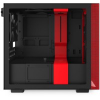 Obudowa Nzxt H210 Mini-ITX Tower Z Oknem Bez Zasilacza Czarno-Czerwona