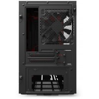 Obudowa Nzxt H210 Mini-ITX Tower Z Oknem Bez Zasilacza Czarno-Czerwona