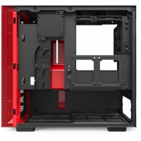 Obudowa Nzxt H210i Mini-ITX Tower Z Oknem Bez Zasilacza Czarno-Czerwona