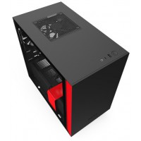 Obudowa Nzxt H210i Mini-ITX Tower Z Oknem Bez Zasilacza Czarno-Czerwona