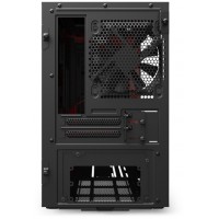 Obudowa Nzxt H210i Mini-ITX Tower Z Oknem Bez Zasilacza Czarno-Czerwona