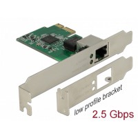 Karta Sieciowa Delock PCI-E 1x RJ45 2.5Gb Low Profile