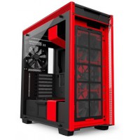 Obudowa Nzxt H700 Midi Tower Z Oknem Bez Zasilacza Czarno-Czerwona