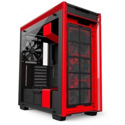 Obudowa Nzxt H700 Midi Tower Z Oknem Bez Zasilacza Czarno-Czerwona