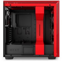 Obudowa Nzxt H700 Midi Tower Z Oknem Bez Zasilacza Czarno-Czerwona