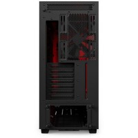 Obudowa Nzxt H700 Midi Tower Z Oknem Bez Zasilacza Czarno-Czerwona