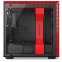 Obudowa Nzxt H700 Midi Tower Z Oknem Bez Zasilacza Czarno-Czerwona