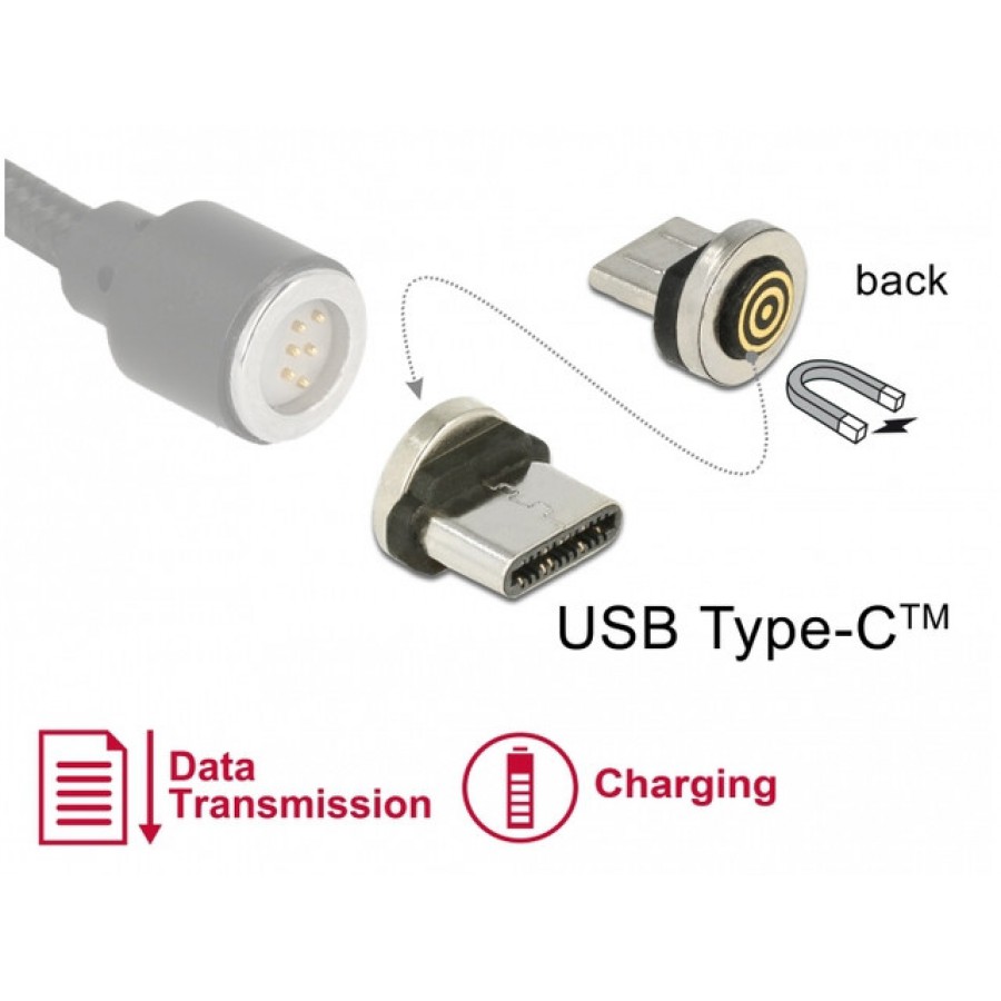 Końcówka Magnetryczna USB-C 2.0 Delock Akcesorium Do 85724