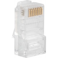 Wtyk Sieciowy RJ45 (8p8c) Przelotowy Lanberg Kat.5e Utp 100 Szt