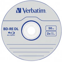 BD-RE Verbatim 50GB X2 5 Jewel Case