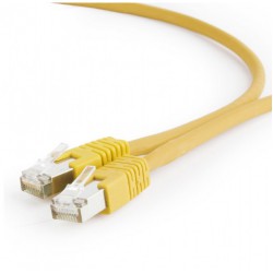 Patchcord Kat.6a SFTP 0.25m Żółty Gembird FTP