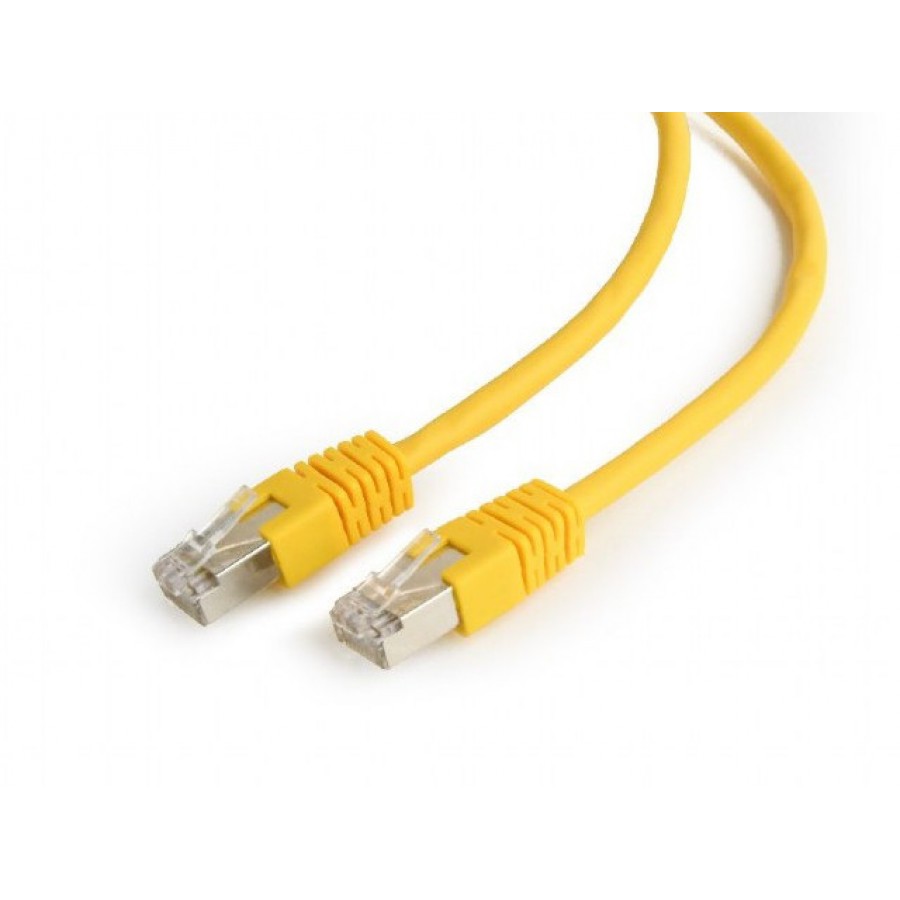 Patchcord Kat.6 FTP 0.5m Żółty Gembird