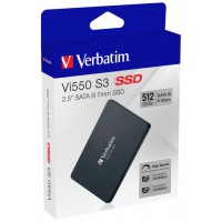 Dysk Wewnętrzny Verbatim Vi550 S3 SSD 512GB 2.5" Sata III Czarny